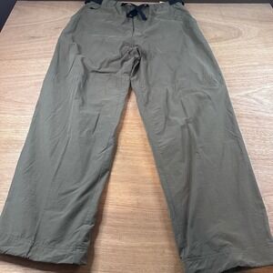 Outer Rim Mens Hiking Pants XL Olive Wide Leg Gorpcore Utility Trail NWT